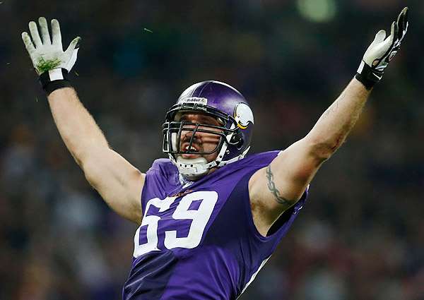 Jared Allen is set to be a free agent this spring after six seasons in Minnesota. 